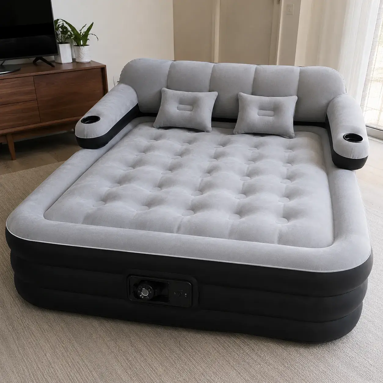 LuxBed usado como cama para invitados